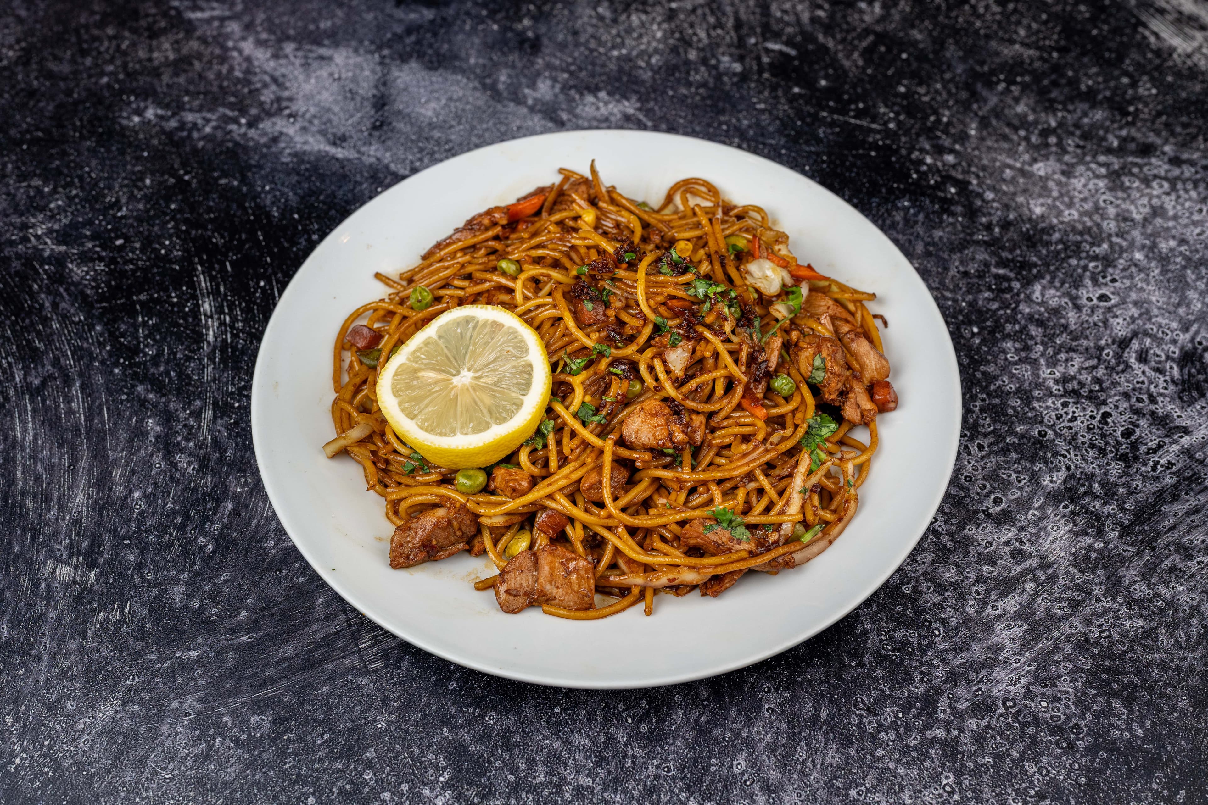 CHICKEN GARLIC NOODLES